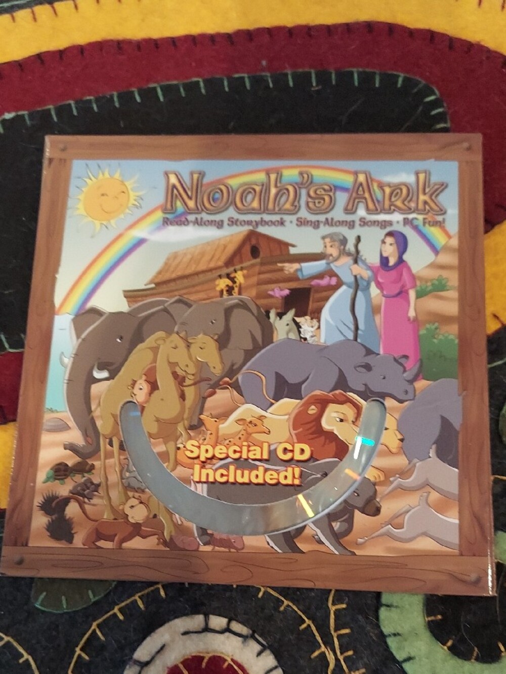 ❤️ Children's Read-Along Bible Story Book & CD Set Of 8 - Picture 4 of 13